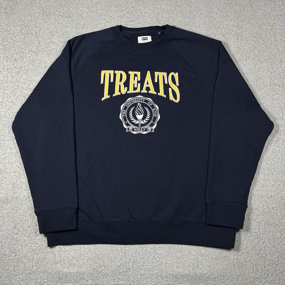 Kith Sweatshirt Mens 2XL Blue Treats New York Crewneck Pullover